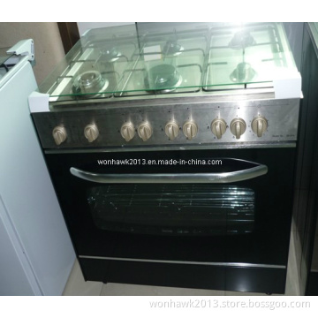 6 Burner Stainless Steel Freestanding Oven